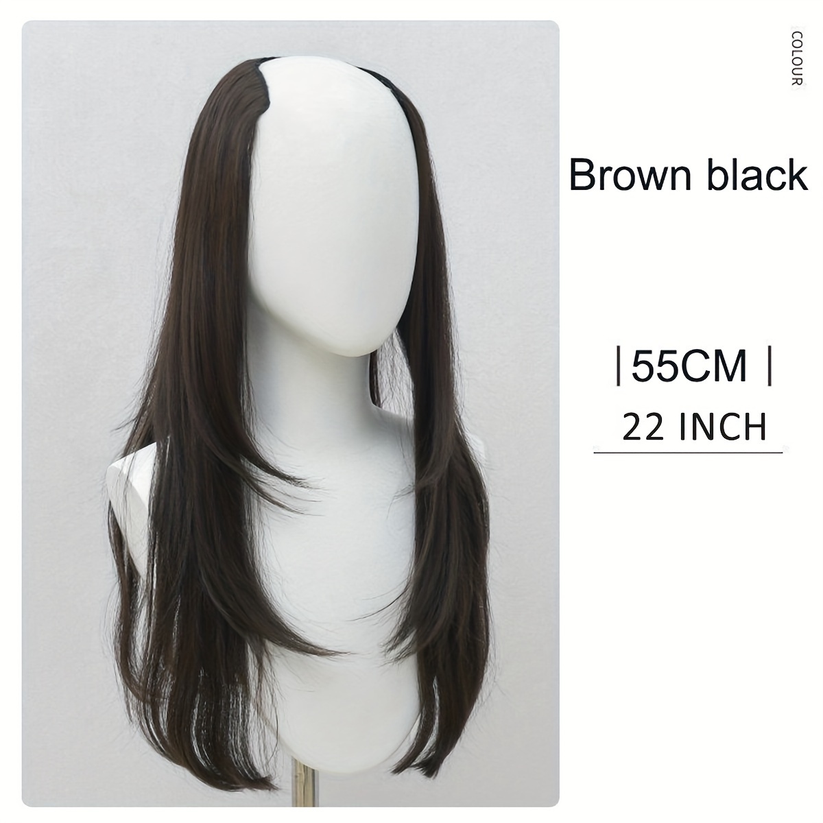 Short Hair Wig U Part Wig Clip in Human Hair Half Wig Best U Part Wigs, 12 / Brown