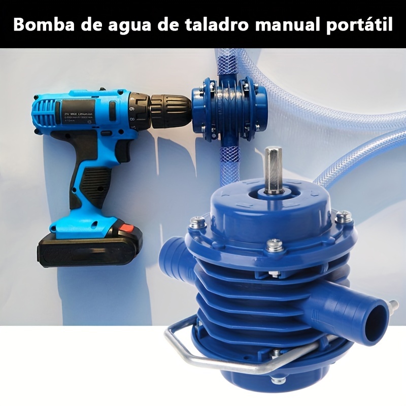 1pc Taladro Mano Bomba Agua Bomba Agua Portátil Bomba Agua - Temu