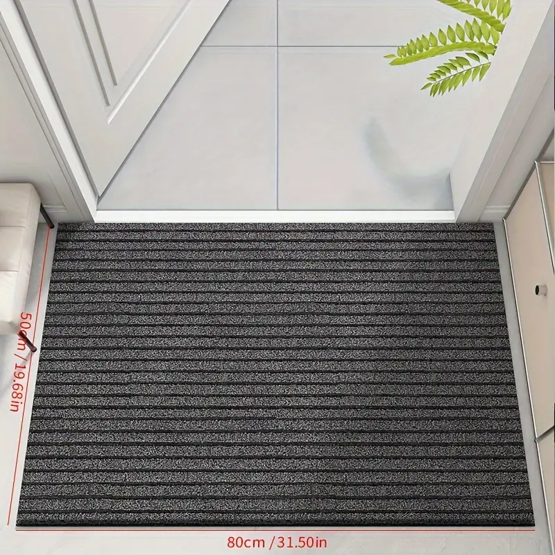 All season Weather Max Doormat Durable Striped Floor Mat - Temu