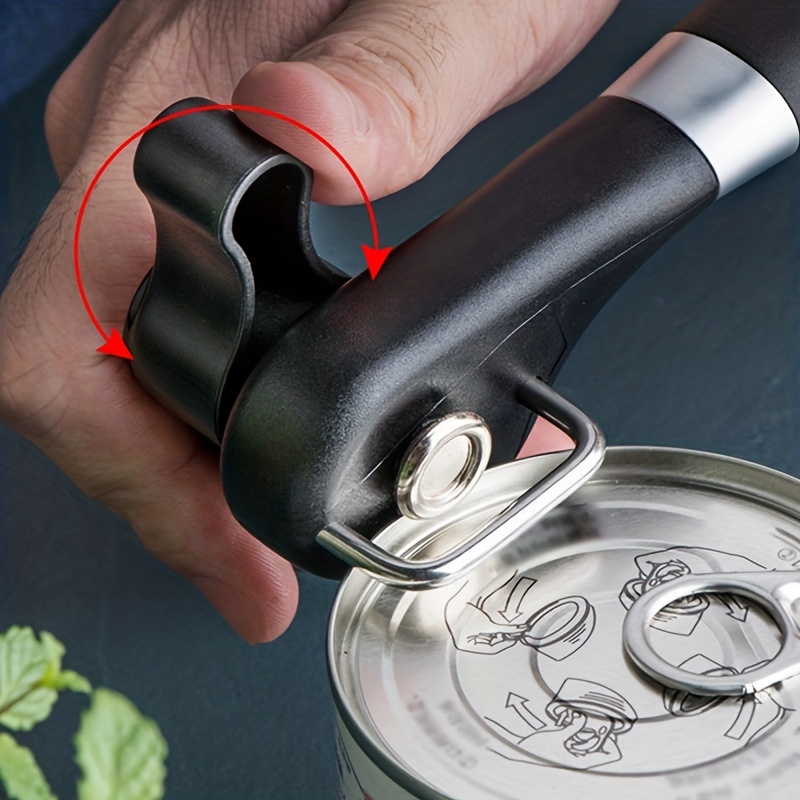 Can Opnener, Stainless Steel Manual Can Bottle, Opener With Smooth Edge,  Ergonomic Design, Easy To Adjust Large Knob And Anti-slip Comfortable  Crank, Kitchen Gadgets, Cheap Items - Temu