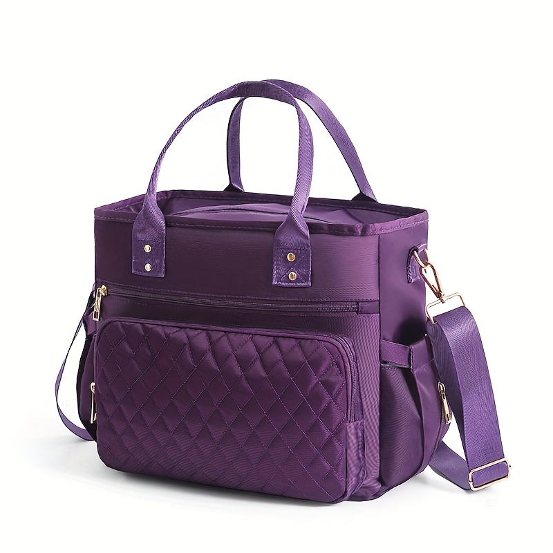 Mauve shop diaper bag