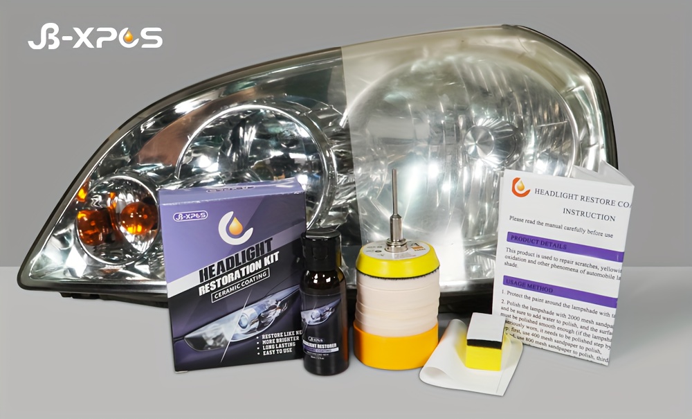 Headlight Restoration Kit JBM - 91240 - Pro Detailing