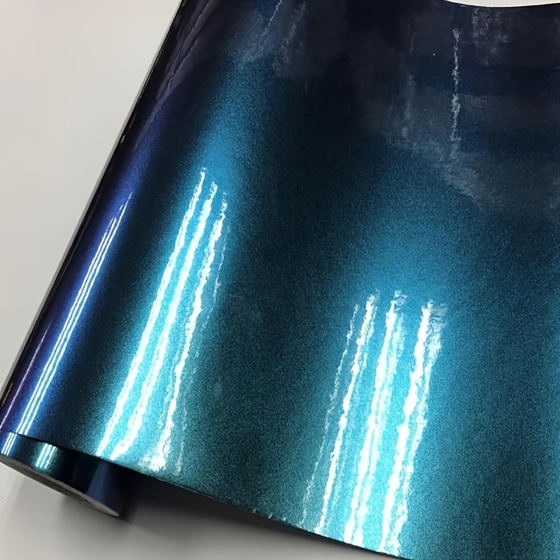 Image of Car Blue To Chameleon Vinyl Wrap Film Chameleon Car Stickers Automobiles Motorcycle Car Styling