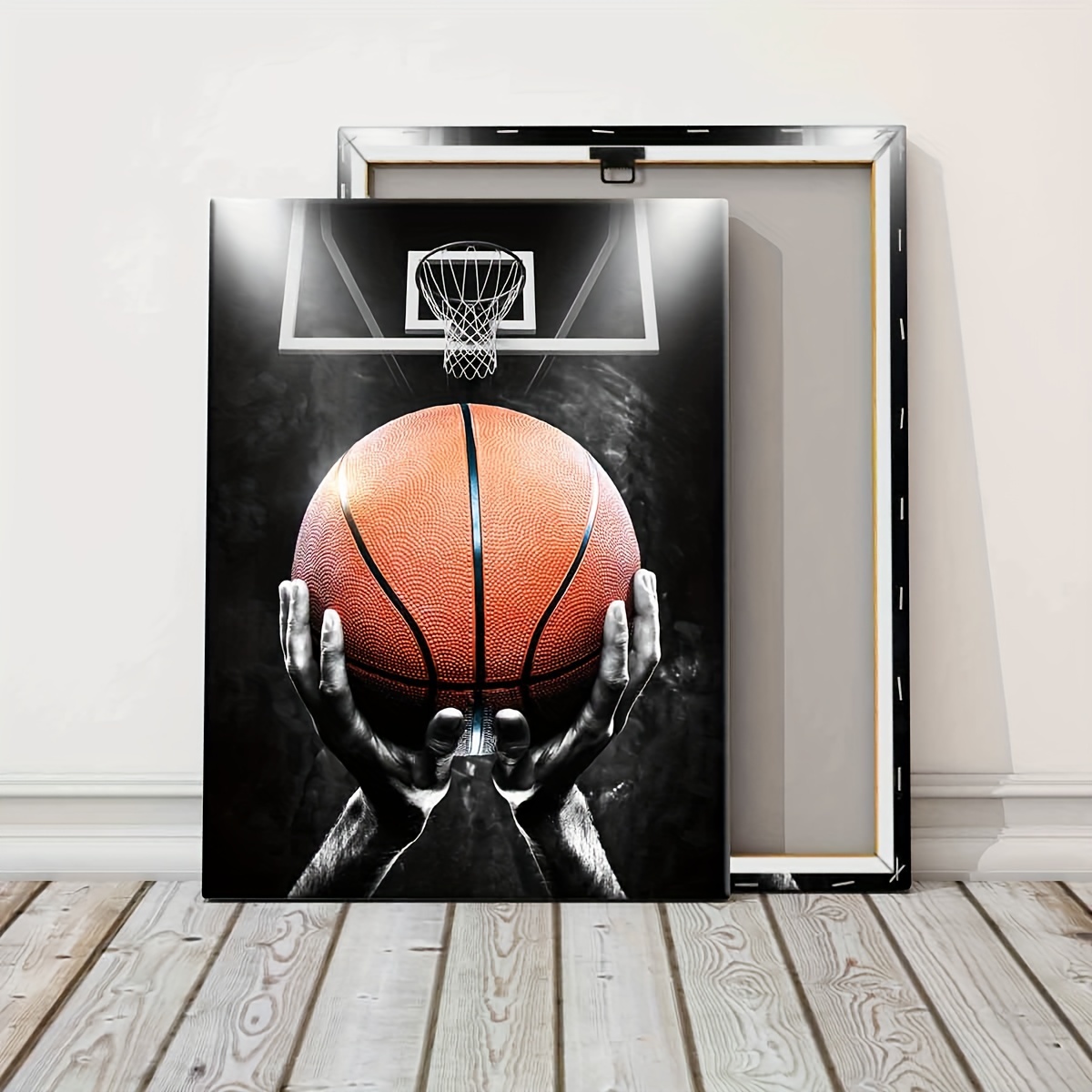 1pc Toile Encadr e En Bois Basketball Sport Mode Poster Pas Cher Art En Tissu Pour La D coration Int rieure D coration Murale Pour Salon Chambre Coucher Bureau Restaurant Bar D coration