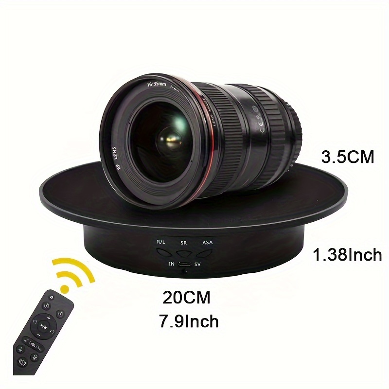  Remote Control Motorized Rotating Display Stand for