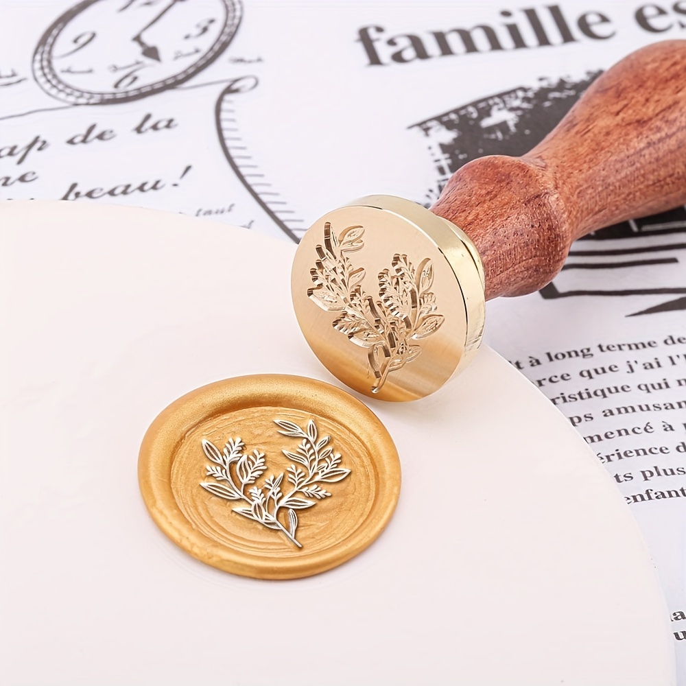 Eucalyptus Wax Seal Stamp Eucalyptus Wax Sealing Botanical 