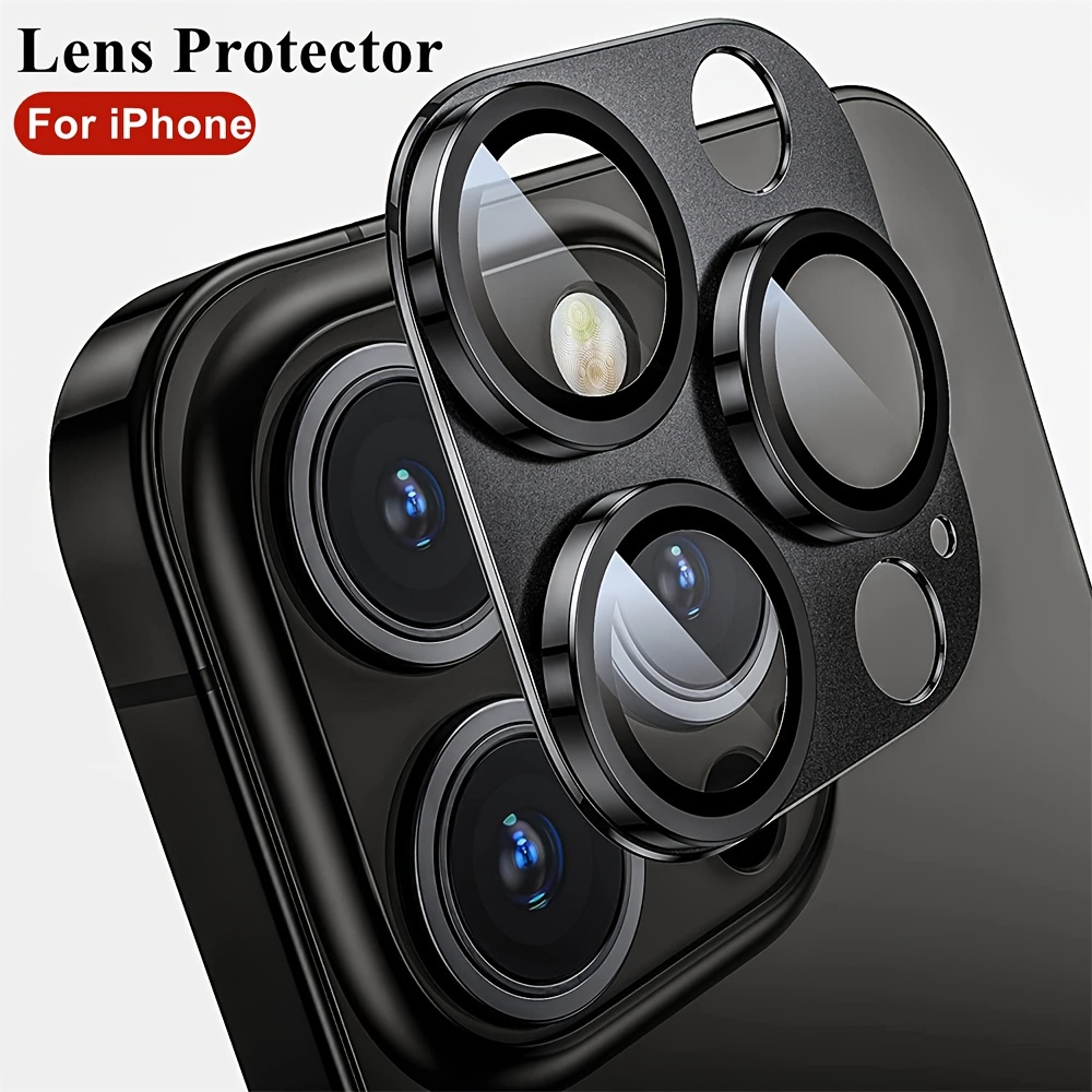 WSKEN for iPhone 14 Pro/iPhone 14 Pro Max Camera Lens Protector,[Night  Shooting Mode] HD Tempered Metal Glass Camera Screen Protector Cover Film