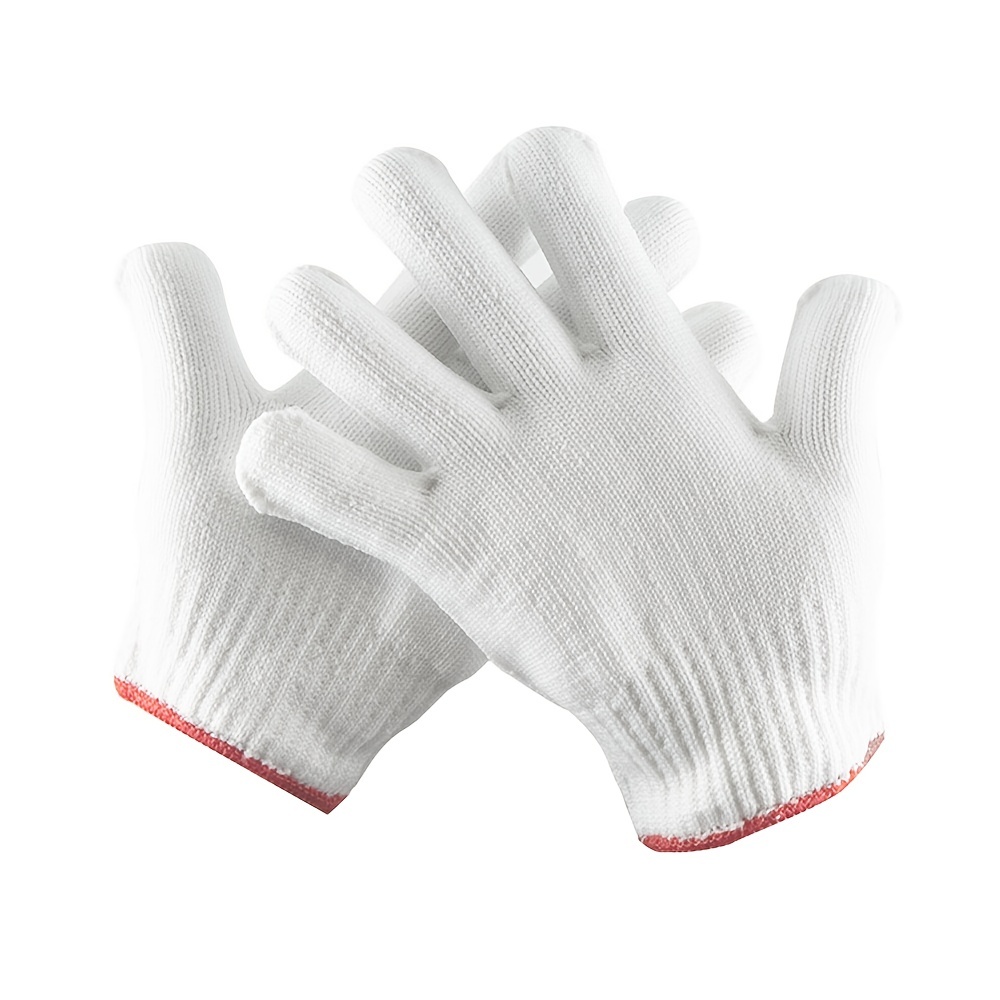 Hand Working Gloves 10 Needle Thin Thread Encryption Safety Grip Protection Work  Gloves Men Women Bbq