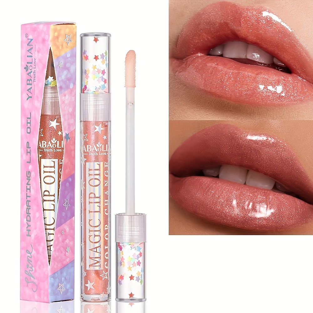 Hydrating Moisturizing Lip Gloss, Non-stick Cup Lip Gloss Hose Long Lasting  Waterproof Shiny Shimmer Natural Glow Lip Oil - Temu
