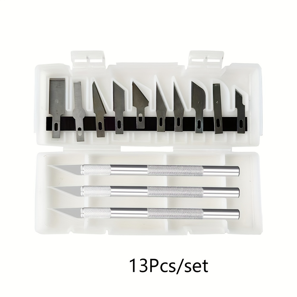 13Pcs/Set Carving Knife Craft Sculpture Paper Cutting Blade