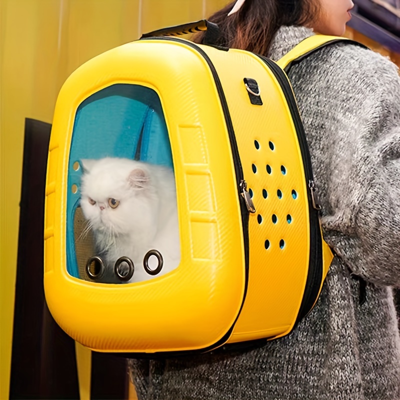 Cat Bag Portable Space Capsule Cat Shoulder Bag Breathable - Temu