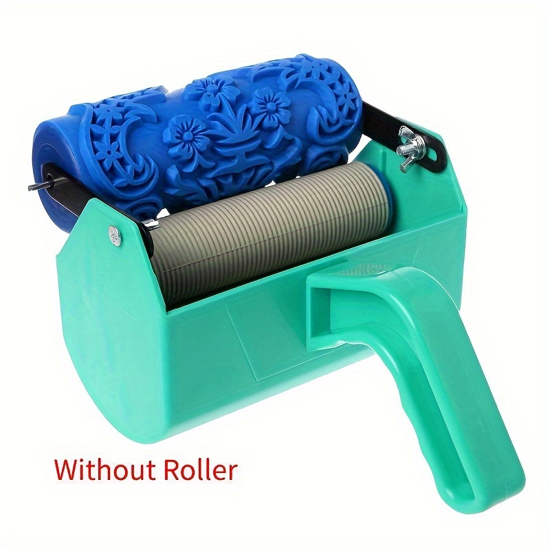 7'' Patterned Paint Roller for Wall Decoration Classic Brick Embossing  Texture Rubber Roller Decorative Household DIY Paint Art Tool for Wall