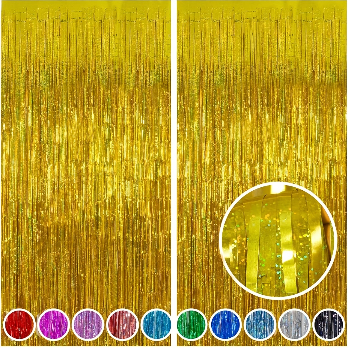2pcs Streamer Backdrop Colorful Streamers for Wedding Birthday Party  Decoration 