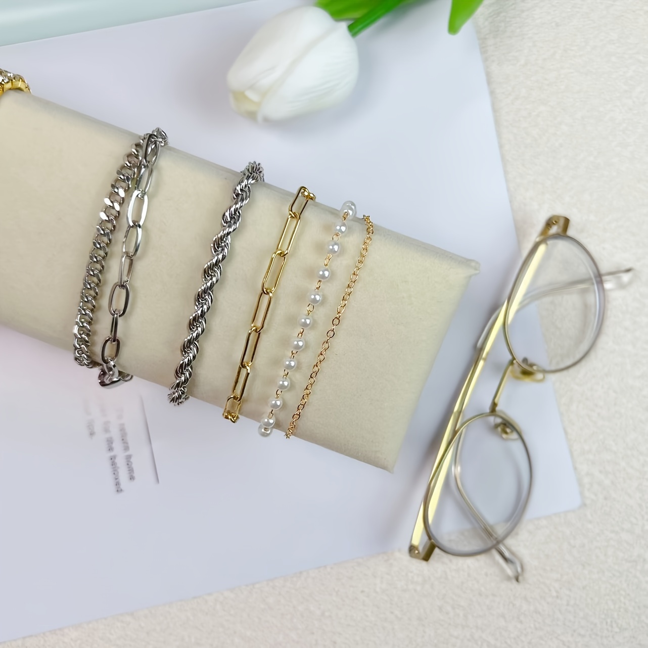 Bracelet Display Holder Desktop Jewelry Necklaces Bracelets - Temu