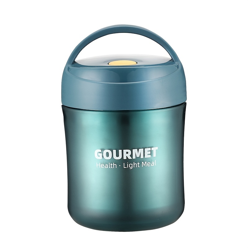 Insulated Food Jar Cylindrical Lunch Container Thermal Lunch - Temu