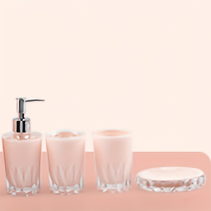 Gift Your Loved Ones A Modern Bathroom Accessory - Lotion Bottles,  Toothbrush Holder, Cup & Soap Dish! - Temu