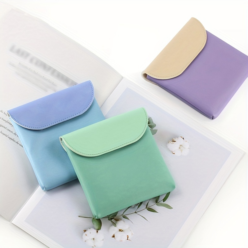 Menstrual Pouch Pad Holder Pad Holder for Period 1 Pcs Napkins Bag Zipper  Pad Storage Bag