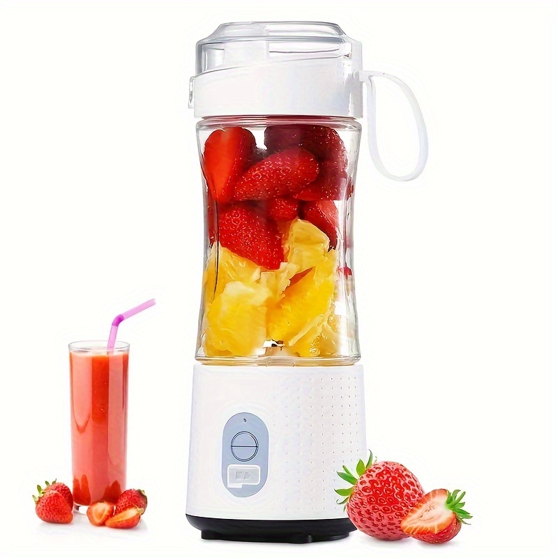 Kitchen Dining Portable Juicer Type-C Rechargeable Travel Juicer Cup  Electric Mini Personal Size Blenders For Smoothie And Shakes Fruit Juice  Mixer