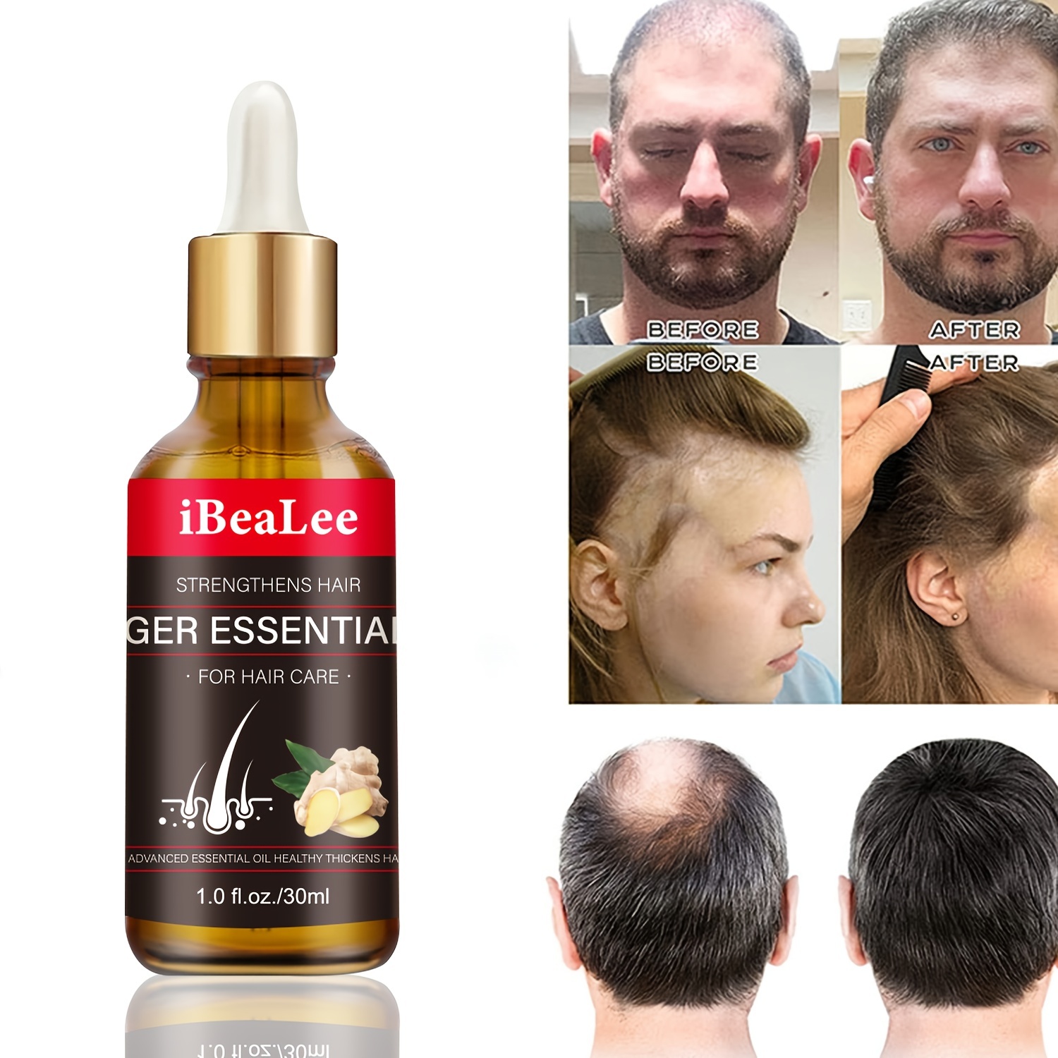 30ml Hair Serum for Instant Darkening and Strengthening