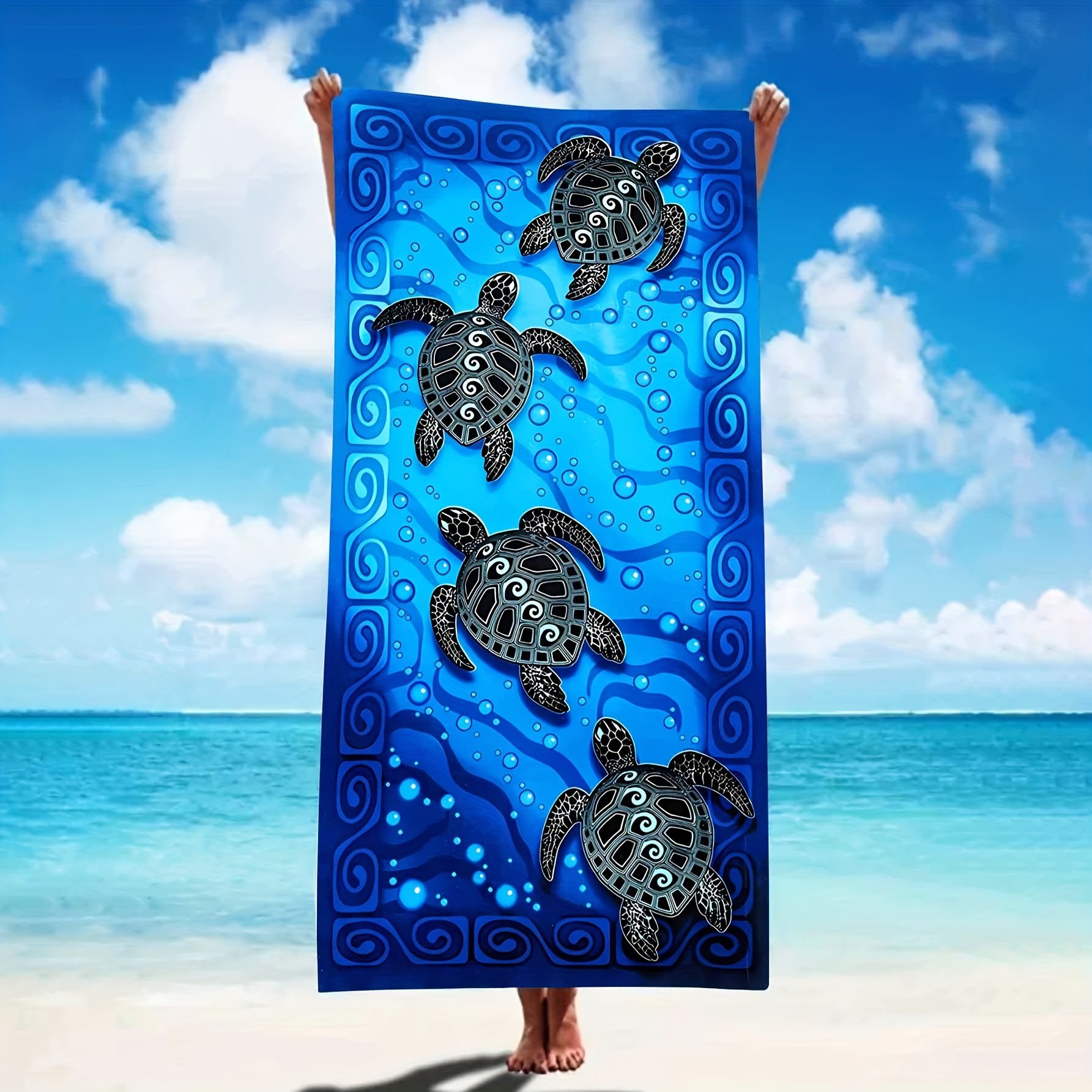2 Packs Cotton Turkish Beach Towels Quick Dry Sand Free Oversized Bath Pool  Swim Towel Extra Large Xl Big Blanket Adult Travel Essentials Cruise  Accessories Must Haves Clearance Vacation Stuff Pool Swim