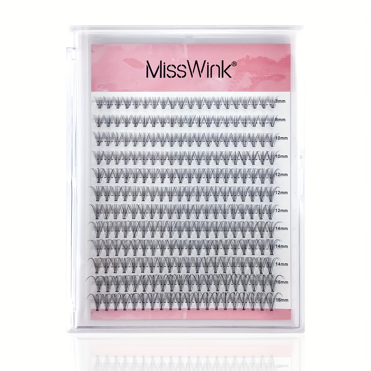 

10d, Large 12 Row Set, 8-16mm Single Cluster Eyelashes, Light And Soft, For Natural Makeup Look