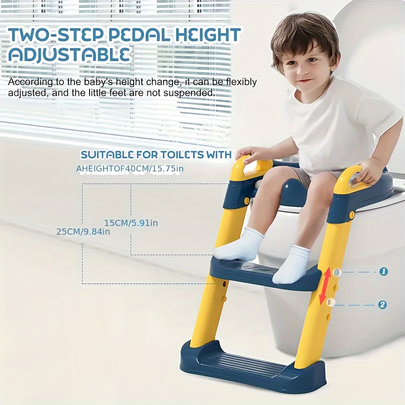 Potty Training Toilet Seat for Kids with Step Stool Ladder