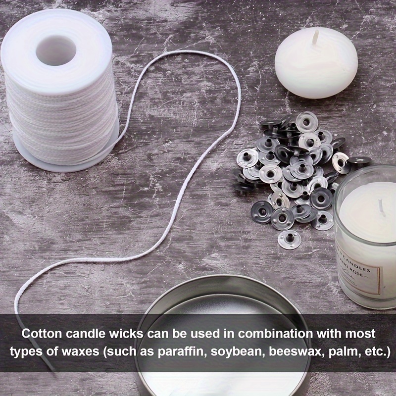 DIY Candle Making Kit,Candle Wicks,Candle Centering Tool,Candle Wick Sticker  for Candle 