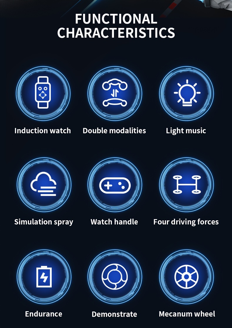 سيارة لعبة بمستشعر إيماءات 4wd دوران مزدوج على الطرق الوعرة، سيارة قابلة للطي 360 درجة مع ضوء وموسيقى، سيارة لعبة عيد الميلاد يتم التحكم فيها يدويًا، سيارة RC لعيد الميلاد والهالوين، تفاصيل هدية عيد الشكر 1