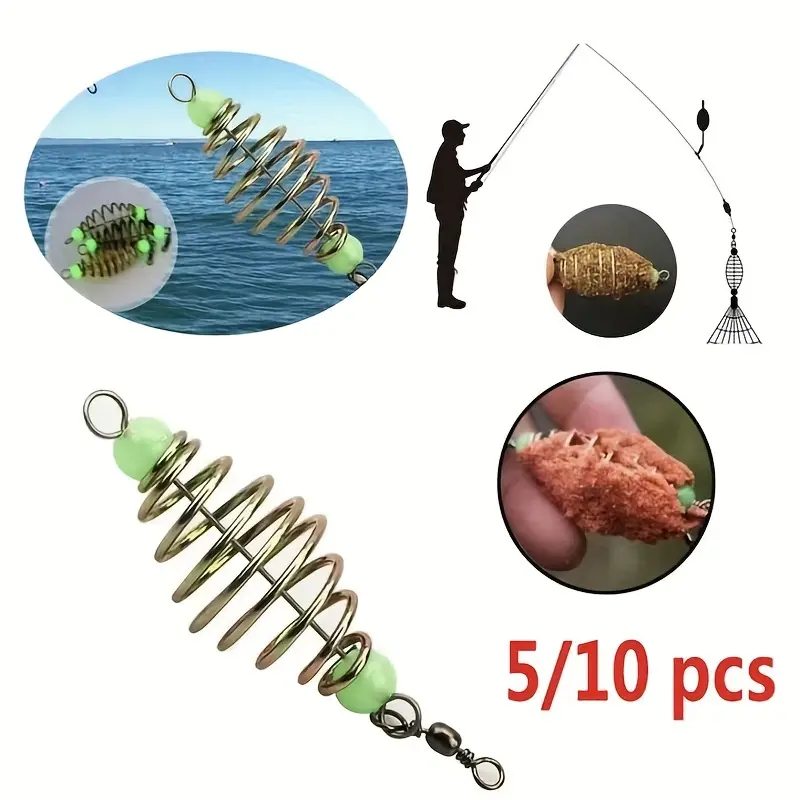 Fishing Bait Spring Lure Inline Hanging Tackle Tools Pe Line - Temu