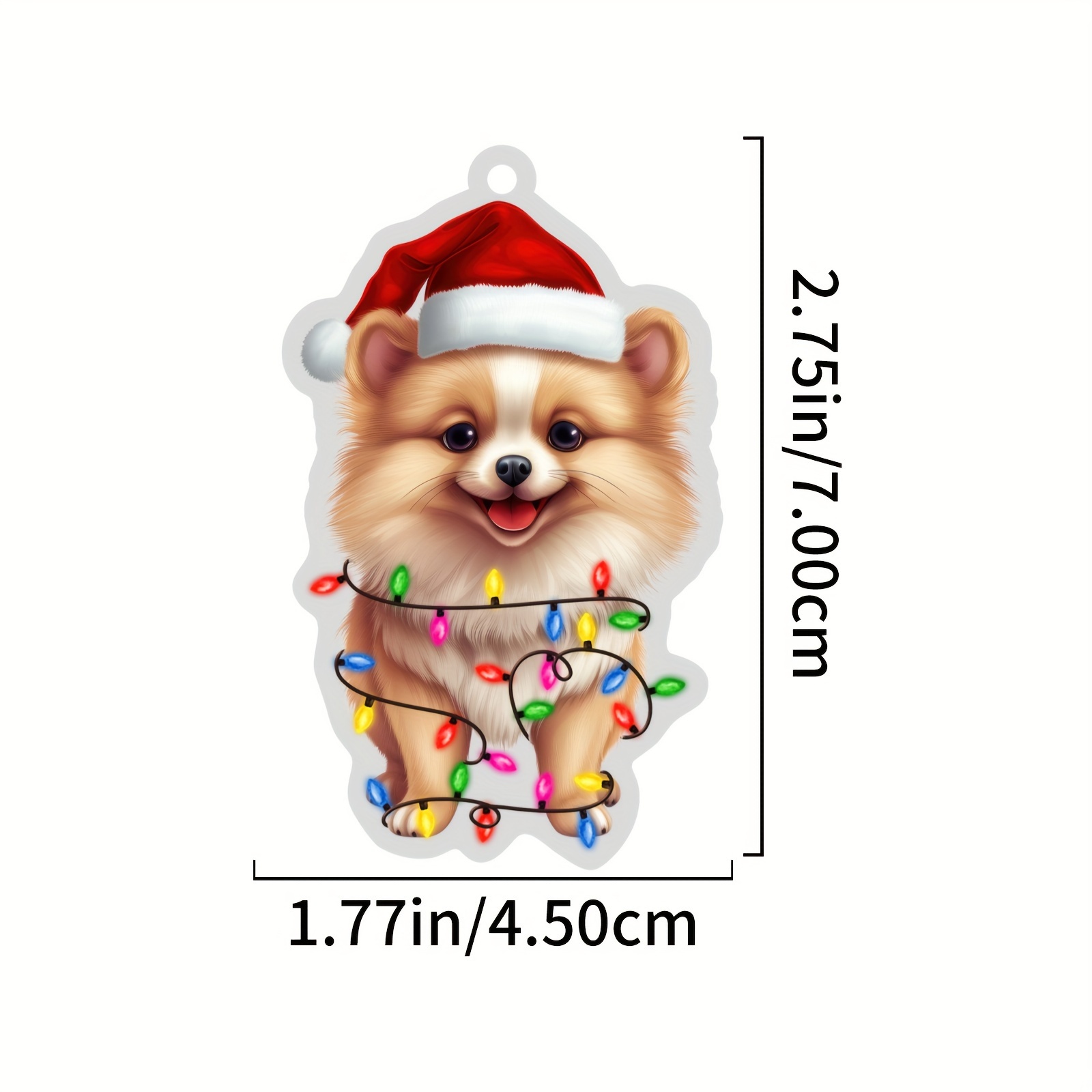 Pomeranian best sale christmas ornament