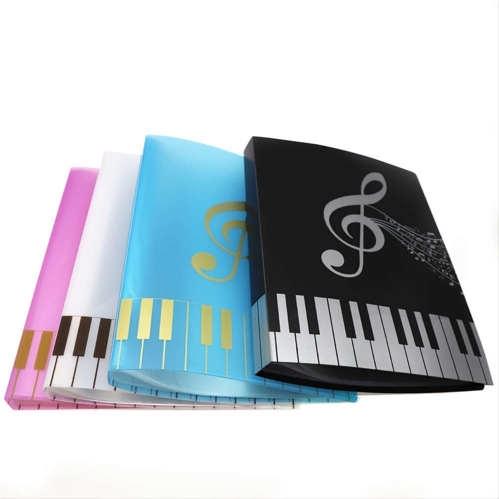 Premium Piano Musical Instrument Music Sheet Clip-a4 Size, Trifold Design,  Can Expand Six Pages Capacity, Durable And Lightweight, Perfect For  Musicians And Performers To Practice Playing Use - Temu