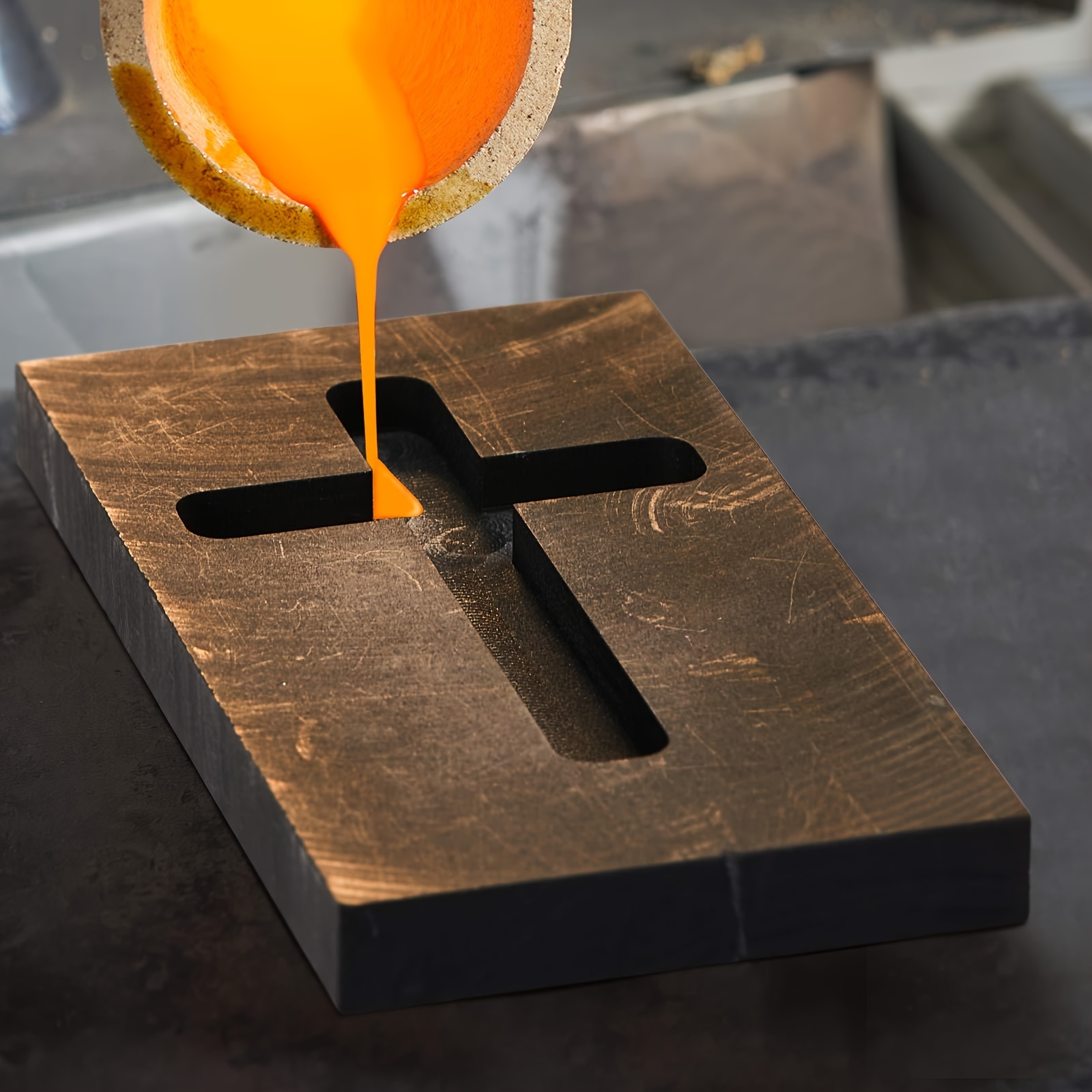 Crucible Mould Metal Melting Casting Refining Ingot Molds Graphite Ingot  Mold