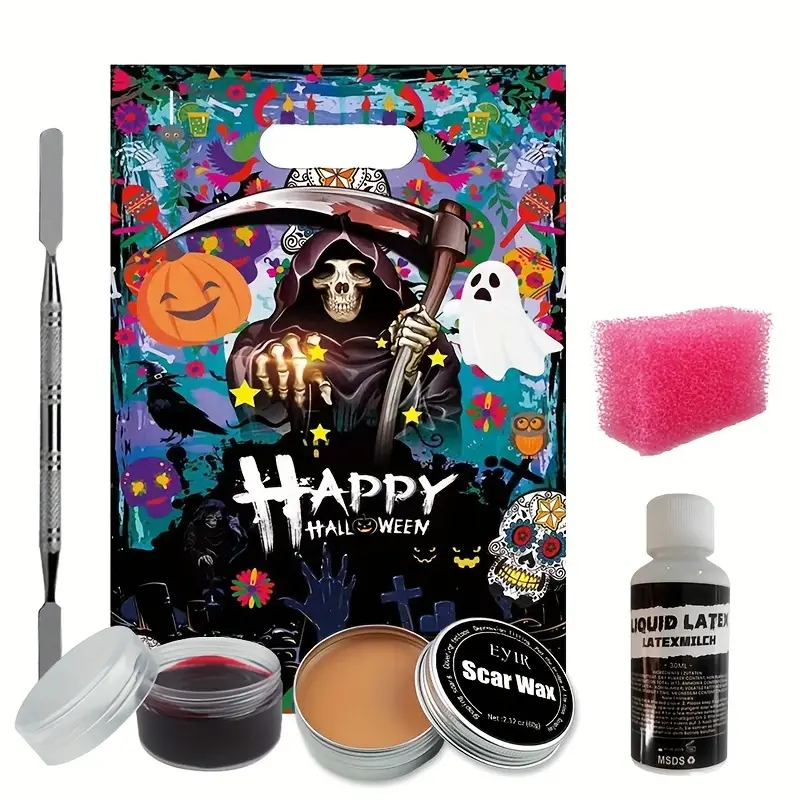 SFX Makeup Kit For Face Oil, Stage Special Effects, Halloween, Wound Scar,  Wax, Scab, And Blood Spatula Body Paint Arctic 230815 From Fan04, $11.28
