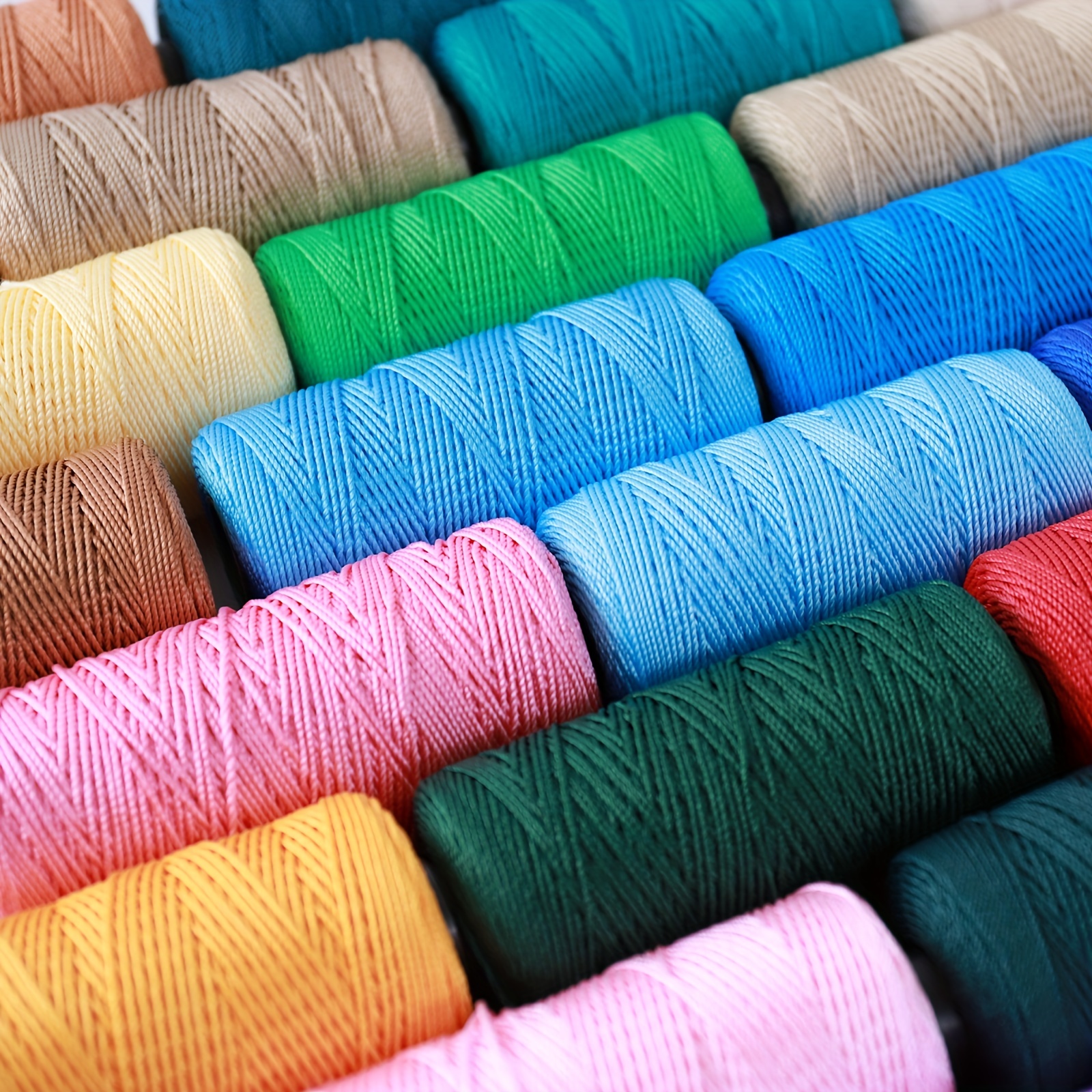 Braided Thread Crochet Yarn Strong Nylon Cord Rope Diy - Temu
