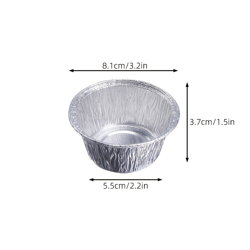  Handi-Foil of America 4 oz. Aluminum Foil Cup  w/Utility/Cupcake/Ramekin/Muffin (pack of 50) (Original Version): Home &  Kitchen