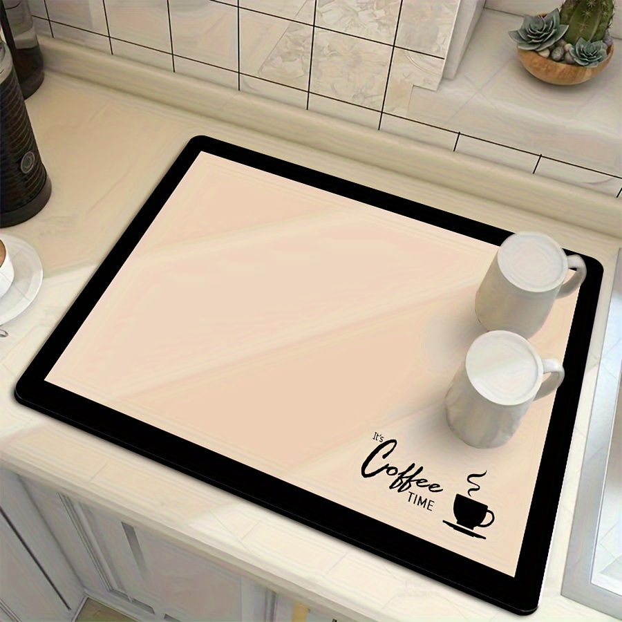  Coffee Mat - Countertop Mat for Coffee Station Bar