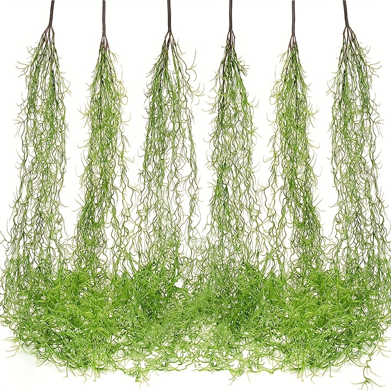 Faux Greenery Spanish Moss - Realistic Fake Moss DIY Stems for Hanging  Plants Artific - Artificial Plants & Flowers - New York, New York