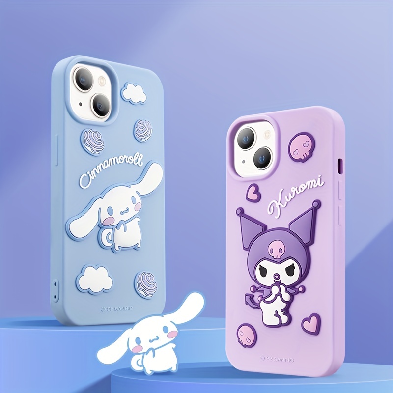 Fashion Sanrio Hello Kitty Black Kawaii Phone Case for IPhone 13