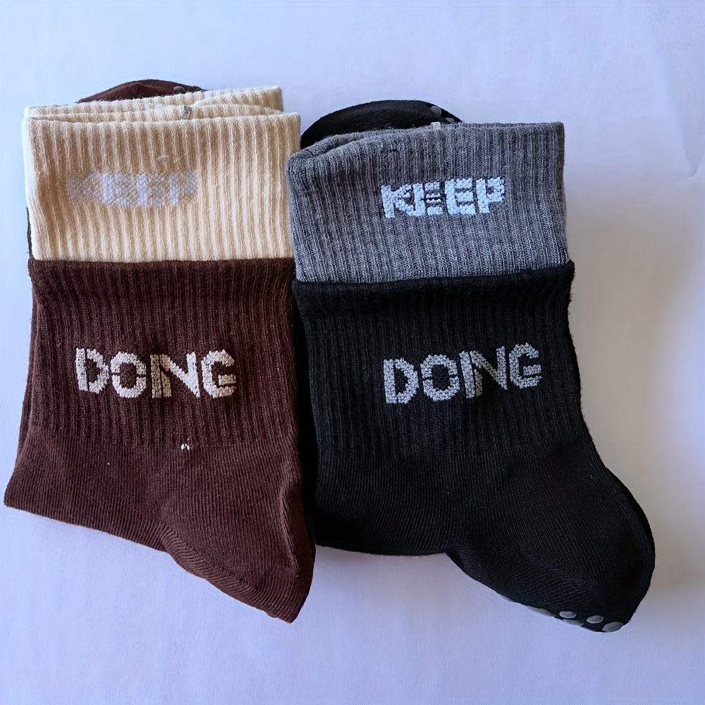 5 Pairs Unisex non slip Grip Socks Anti Skid Slipper Barre Socks