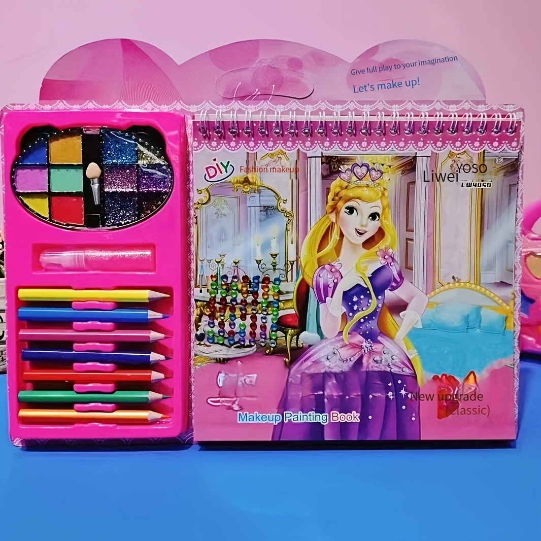 Makeup Book Toy Painting Book Educational Diy Fashion - Temu