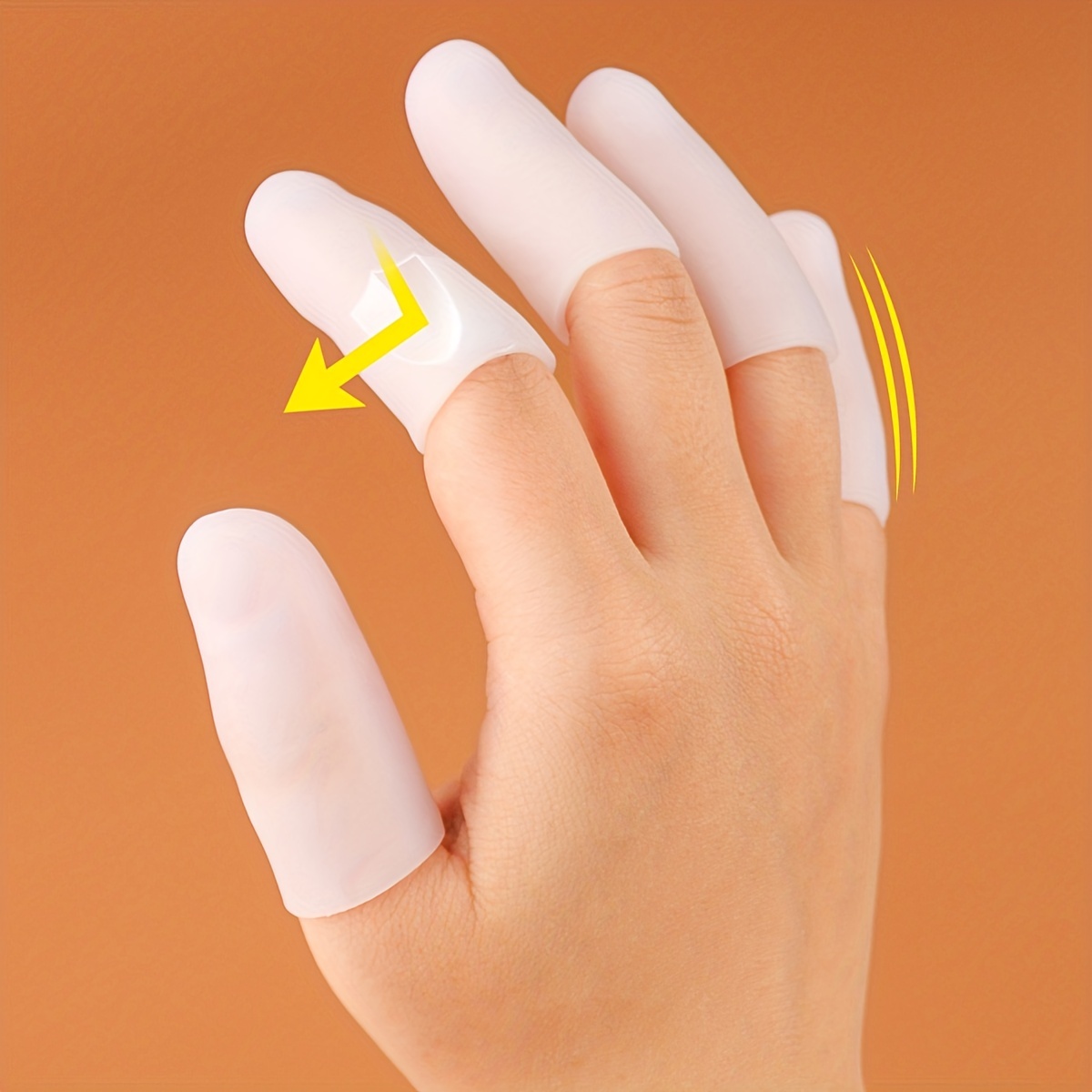 Silicone Finger Cots Silicone Finger Protectors Rubber - Temu