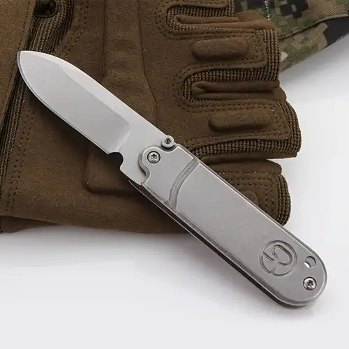  BYKCO Mini Folding Pocket Knife, Everyday Carry Fold-able  Knives, Stainless Steel Rosewood Handle Keychain Letter Opener EDC Compact  : Sports & Outdoors