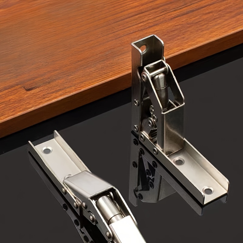 90 Degree Folding Door/Shelf Hinge Hidden Bracket Table Holder Furniture  Parts(2pc)