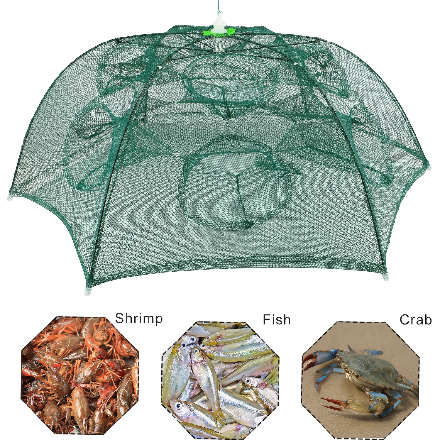 Sougayilang Foldable Fishing Net Trap: Catch Crabs Crawdads - Temu Canada