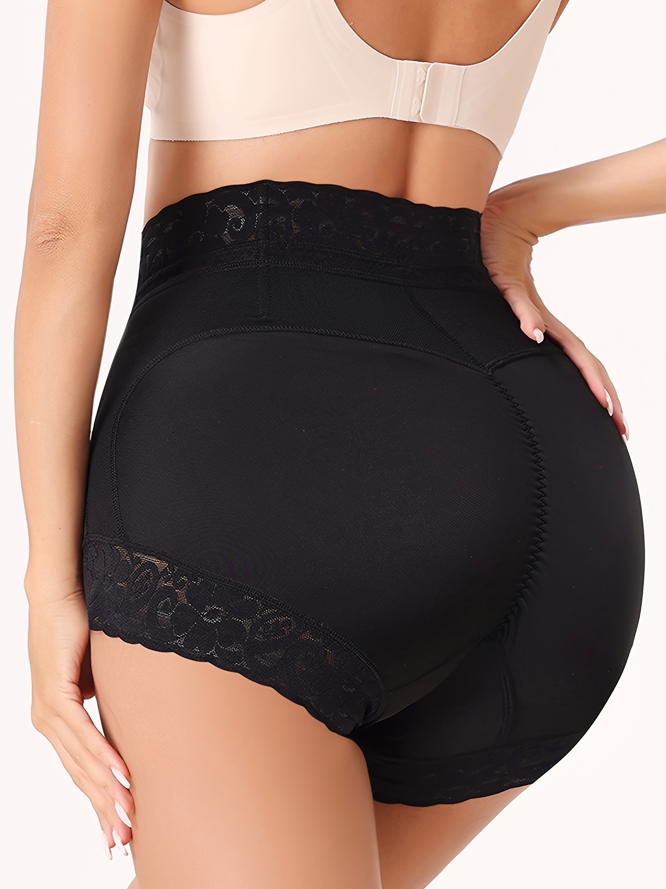 Women High Waist Lace Butt Lifter Shaper Control Panties Tummy