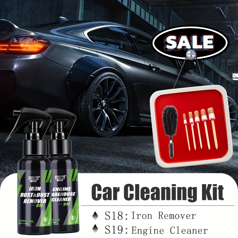 Car Engine Bay Cleaner Powerful Decontamination Motorbike Engine  Compartment Cleaner Hgkj S19 Remove Heavy Oil Dust Car Detailer