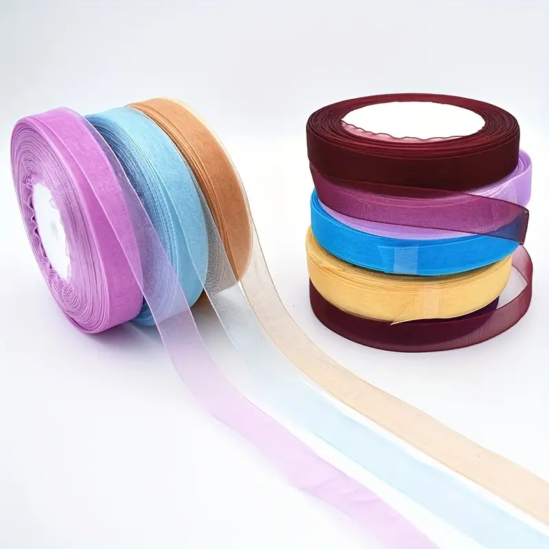 Organza Ribbon For Diy sewing Crafts Bags Clothes 50 - Temu
