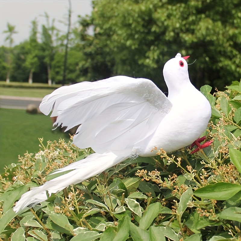 Oiseaux blancs, plumes artificielles en mousse, colombes, oiseaux  artisanaux, Mini oiseaux décoratifs – les meilleurs produits dans la  boutique en ligne Joom Geek