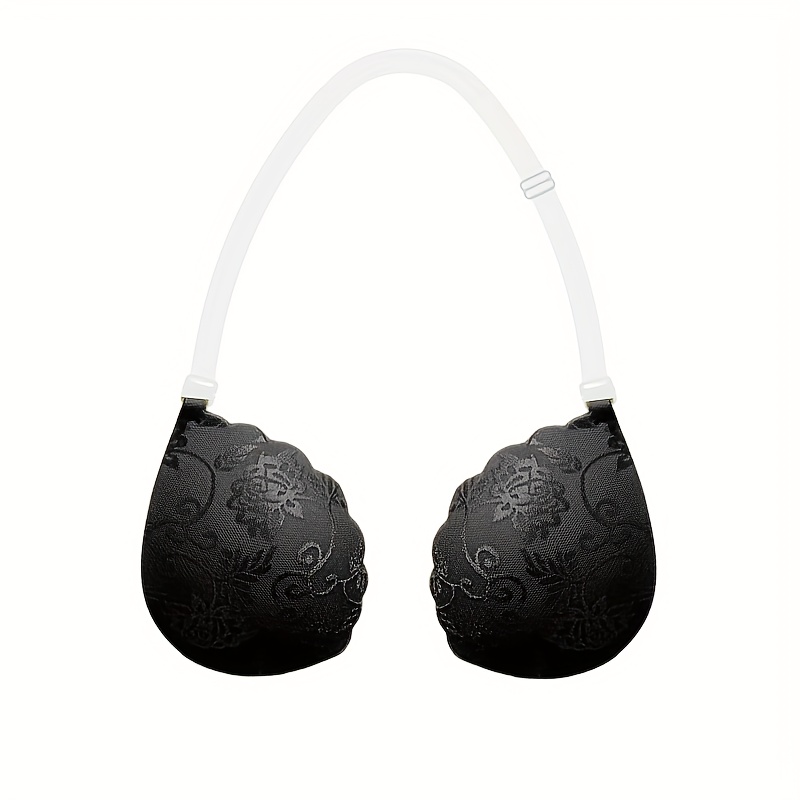 Drawstring Push Up Bra, Comfy & Breathable Lifting Invisible Bra, Women's  Lingerie & Underwear