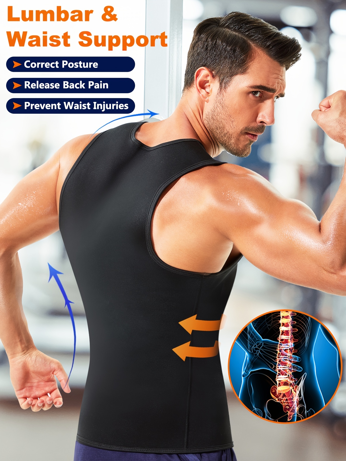 Neoprene Sweat Sauna Vest For Men Tummy Control Body Shaper With Fat  Burning Gym Corset For Slimming, Belly And Waist Toning From Fandeng,  $20.09